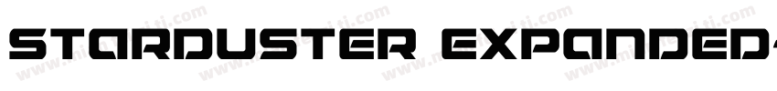 Starduster Expanded字体转换